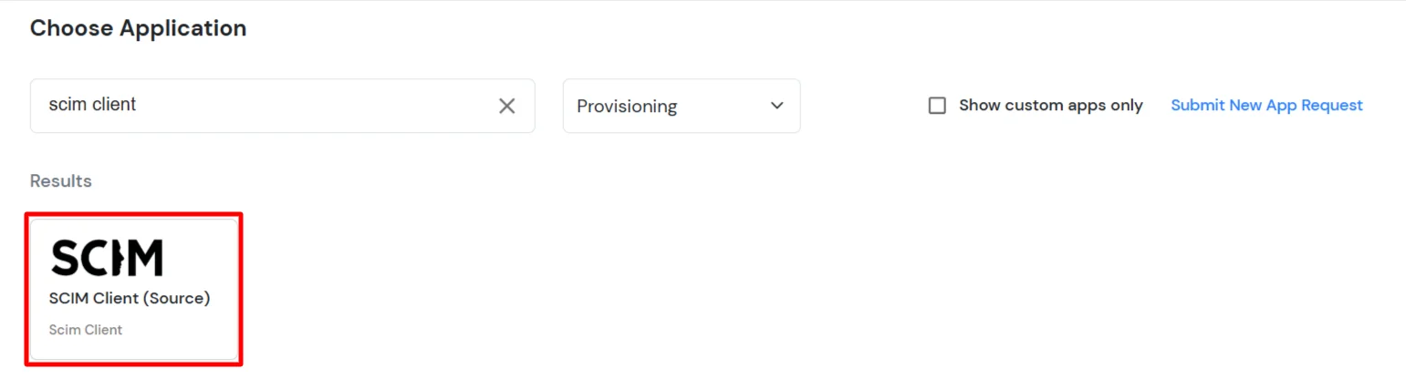 miniOrange Identity Platform Admin Handbook: Search SCIM client