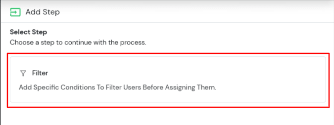 Select Filter in Admin handbook