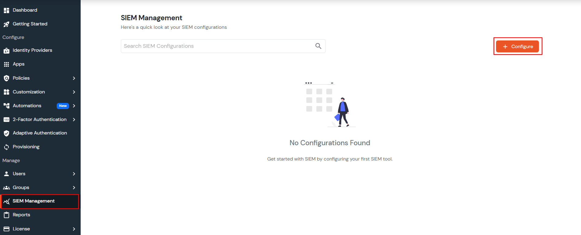 miniOrange Partner Portal Handbook: SIEM Management