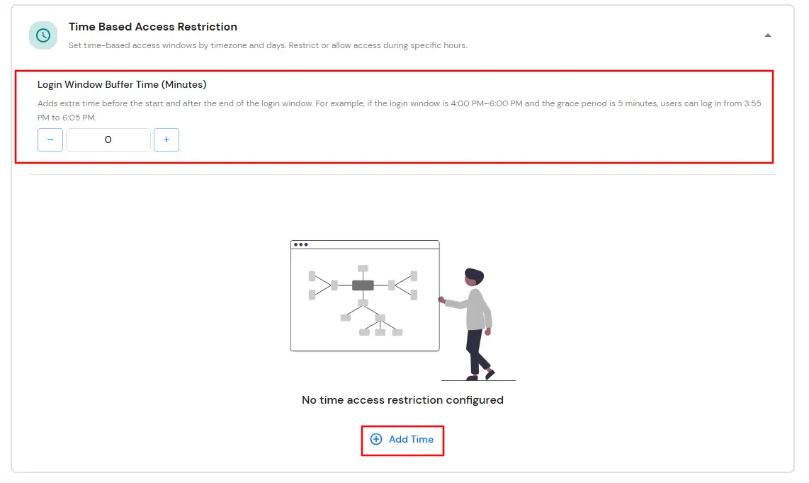  Click on Add Time
