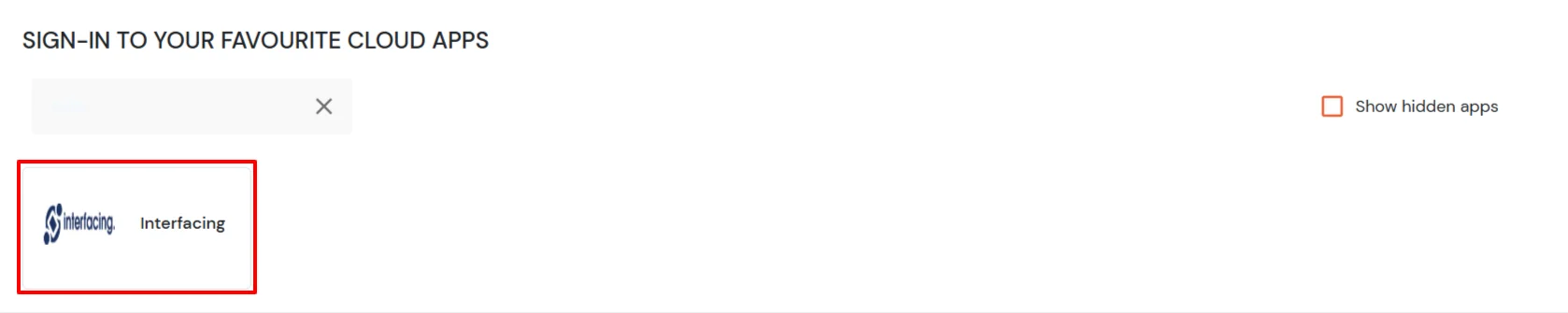 Interfacing EPC Single Sign-On (SSO) manage apps