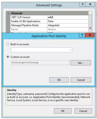 Integrated Windows Authentication: windows authentication for cloud apppool
