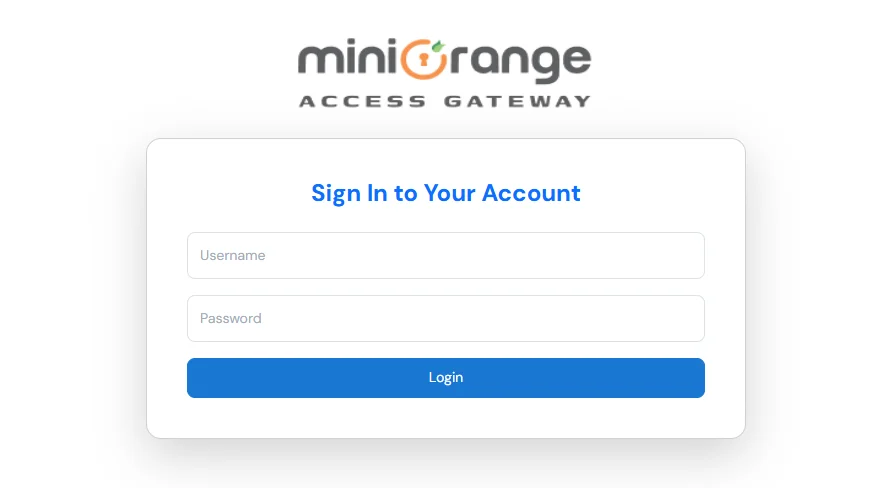 Setup JD Edwards via miniOrange access gateway