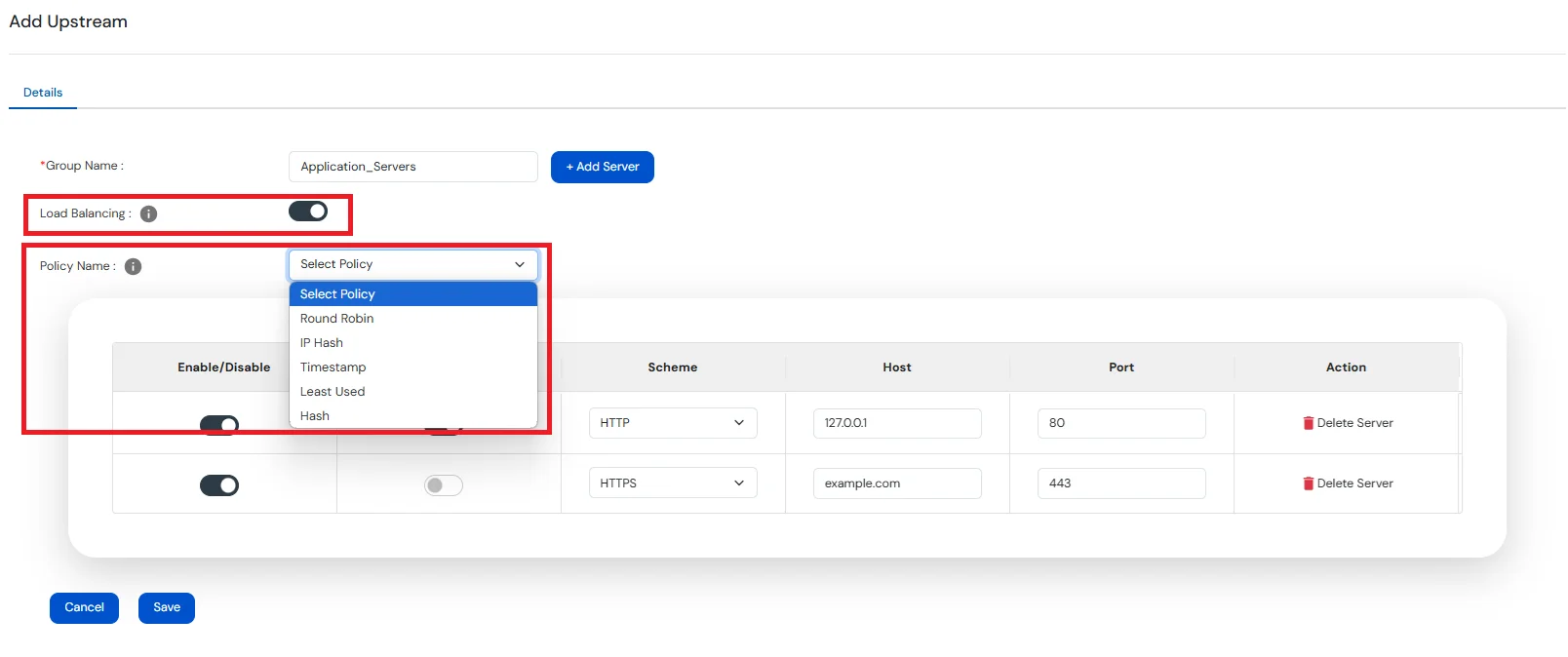 Setup miniOrange Access Gateway : Enable Load Balancing