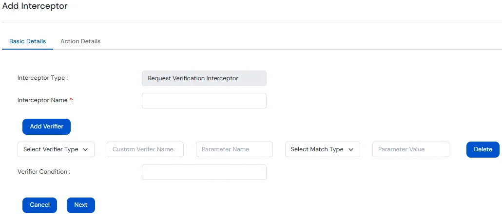 Setup miniOrange Access Gateway : Request Verification Interceptor