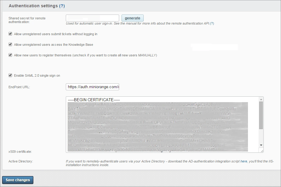 jitbit sso configuration