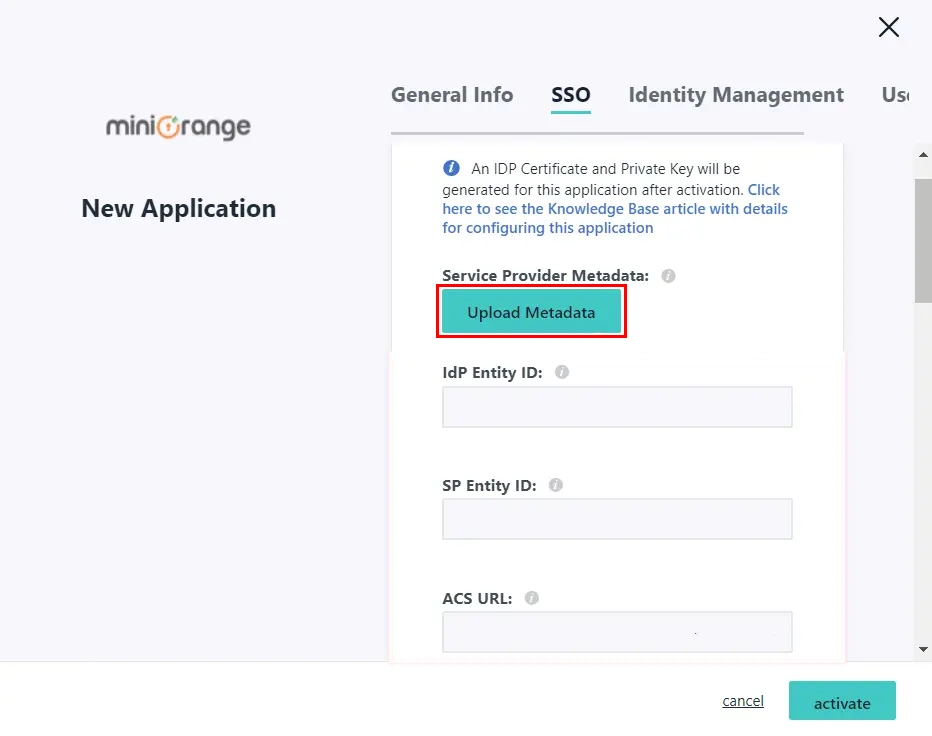 Configure JumpCloud SSO (JumpCloud as IDP)
