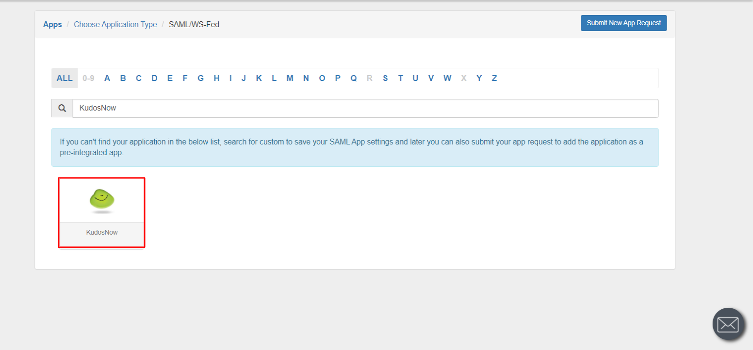 KudosNow Single Sign-On (SSO) manage apps