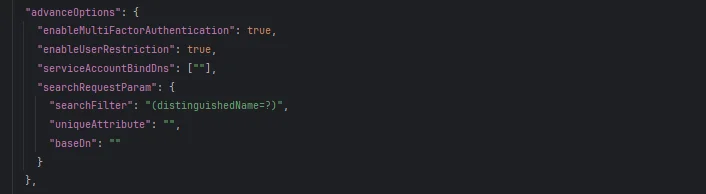miniOrange LDAP Proxy : Advance Options Configuration