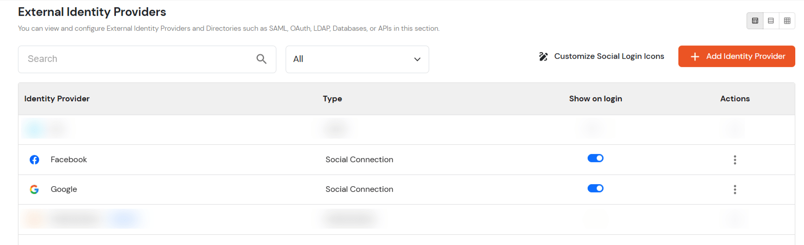 Google Workspace SSO : External Identity Providers