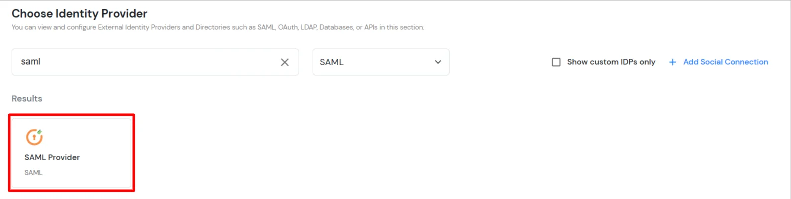 PingOne as IDP :  Search Entra ID