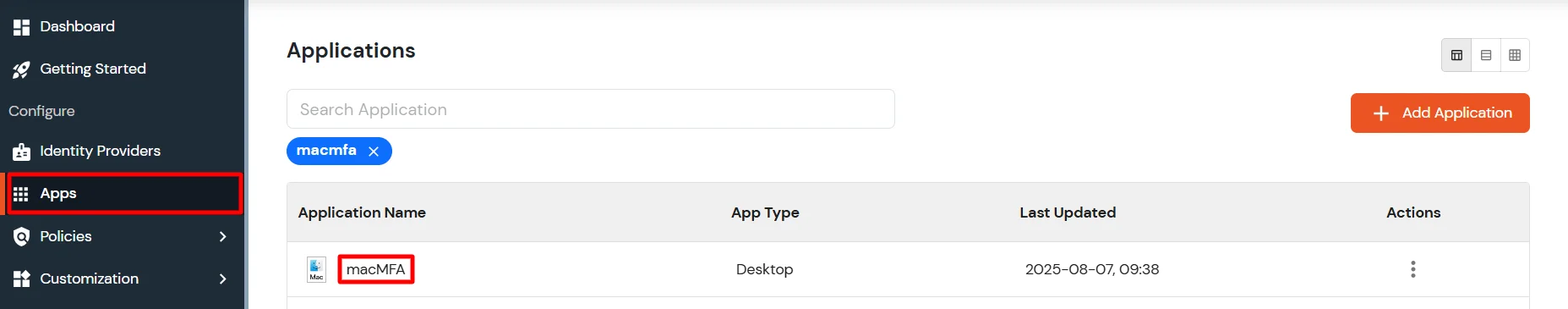 MacOS Multi-Factor Authentication 2FA/MFA