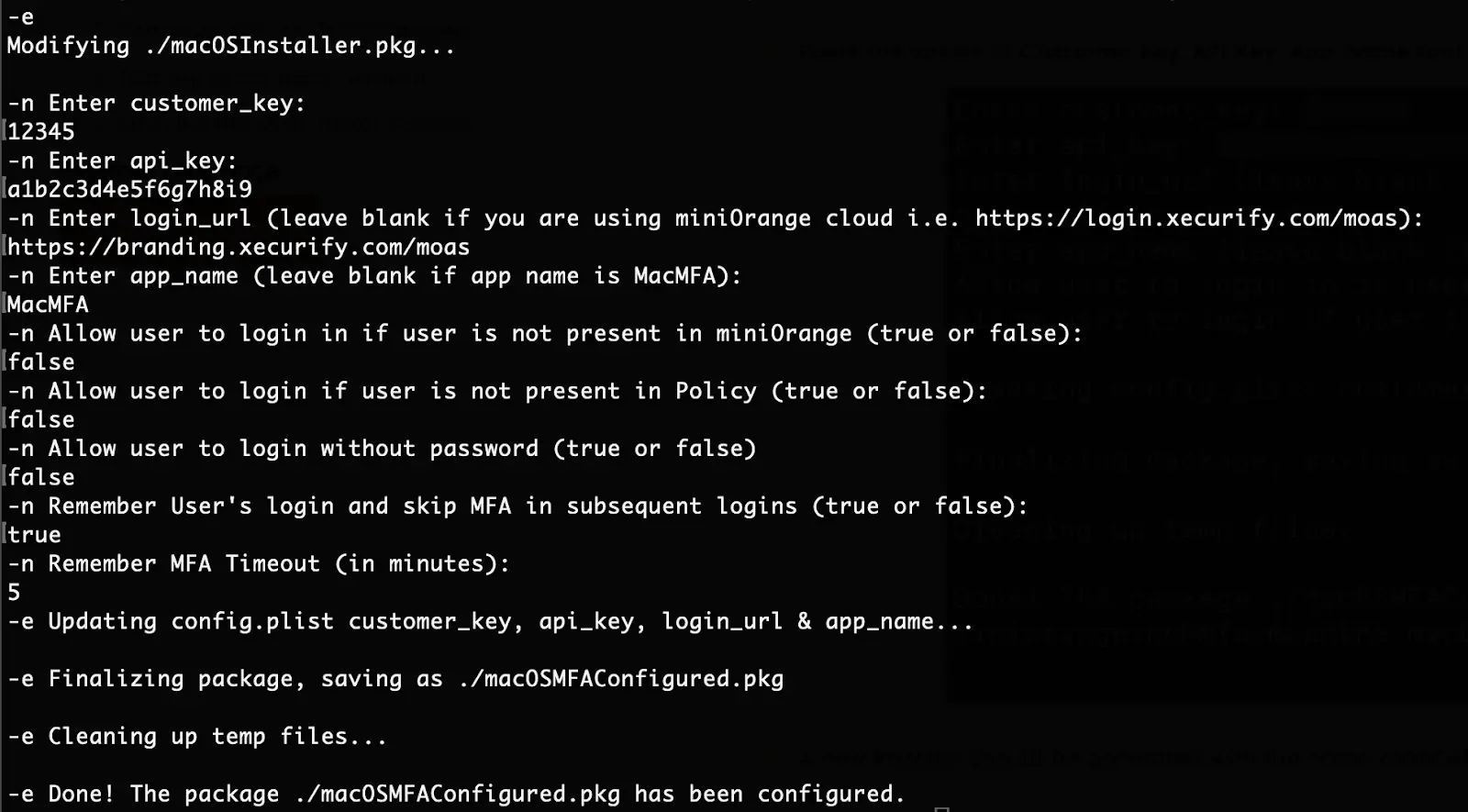 MacOS Multi-Factor Authentication 2FA/MFA