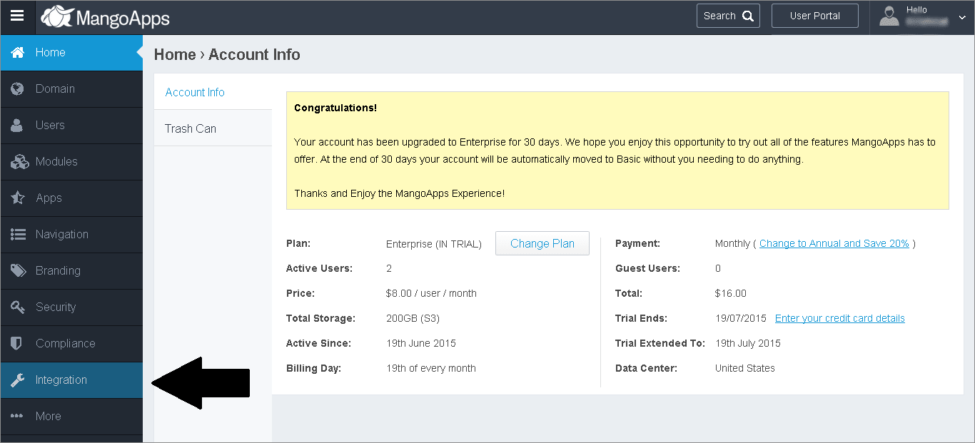 mangoapps sso configuration