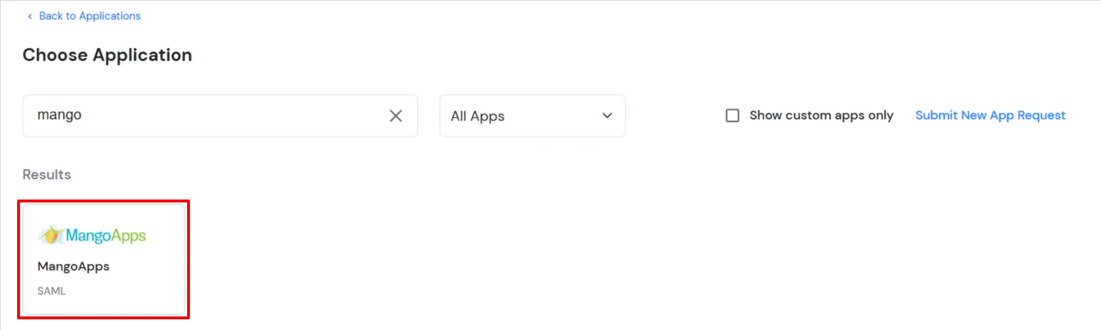 MangoApps Single Sign-On (SSO) manage apps
