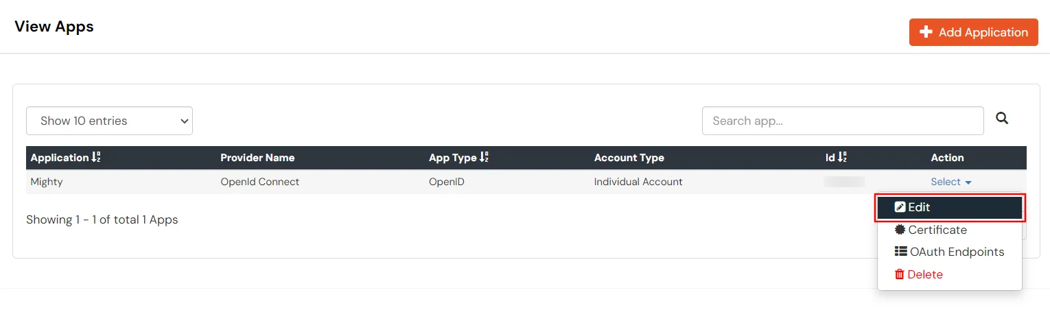 Single Sign-On (sso) for Mighty Networks Edit application
