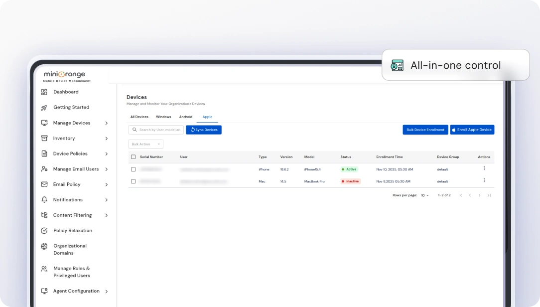 apple device management