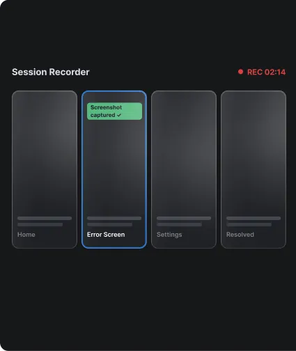 Screenshots and Session Recording for Kiosk Devices