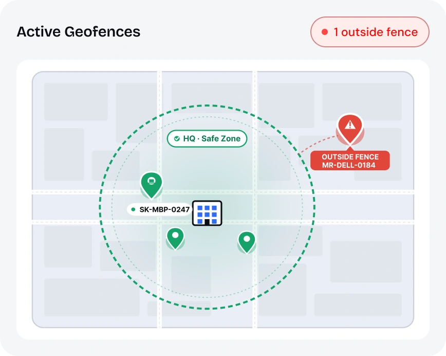 Location tracking and geofencing with Windows MDM solution