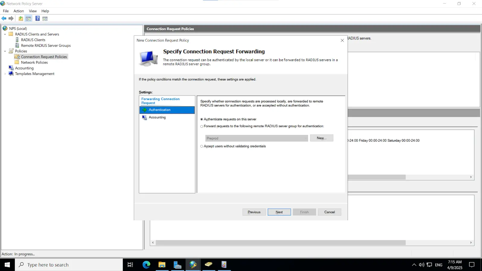 Microsoft Push Notification: Authenticate requests on this server