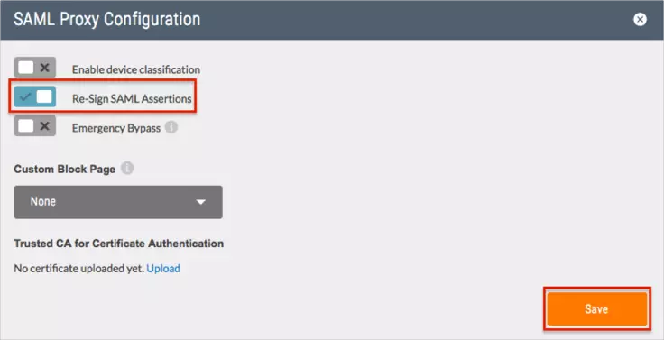 Configure Google Workspace (secured with NetSkope Reverse Proxy) Single Sign-On (SSO): Resign SAML Assertion