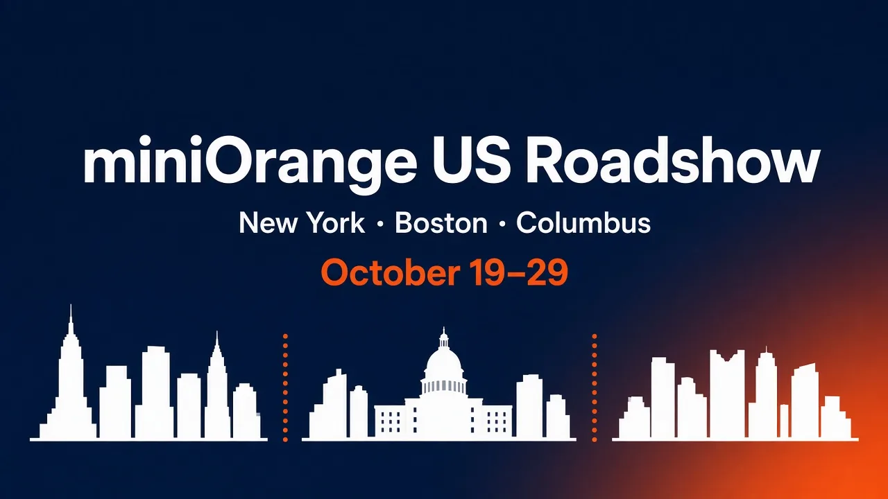 miniOrange US Roadshow in New York, Boston, and Columbus