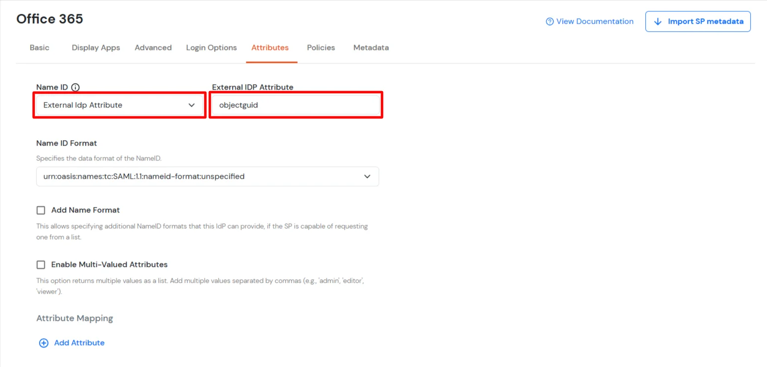 Office 365 Single Sign-On (sso) configuration steps