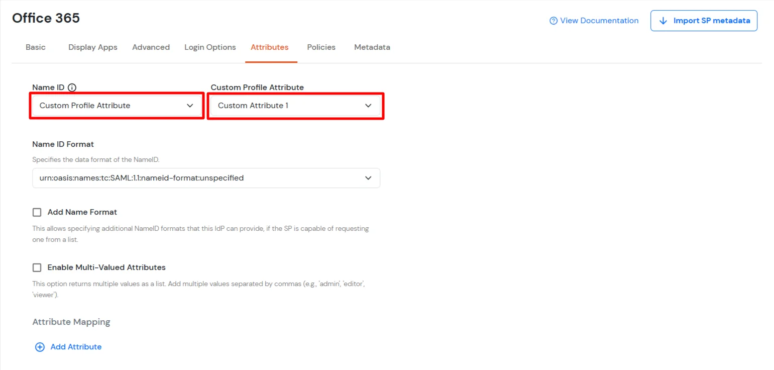Office 365 Single Sign-On (sso) configuration steps