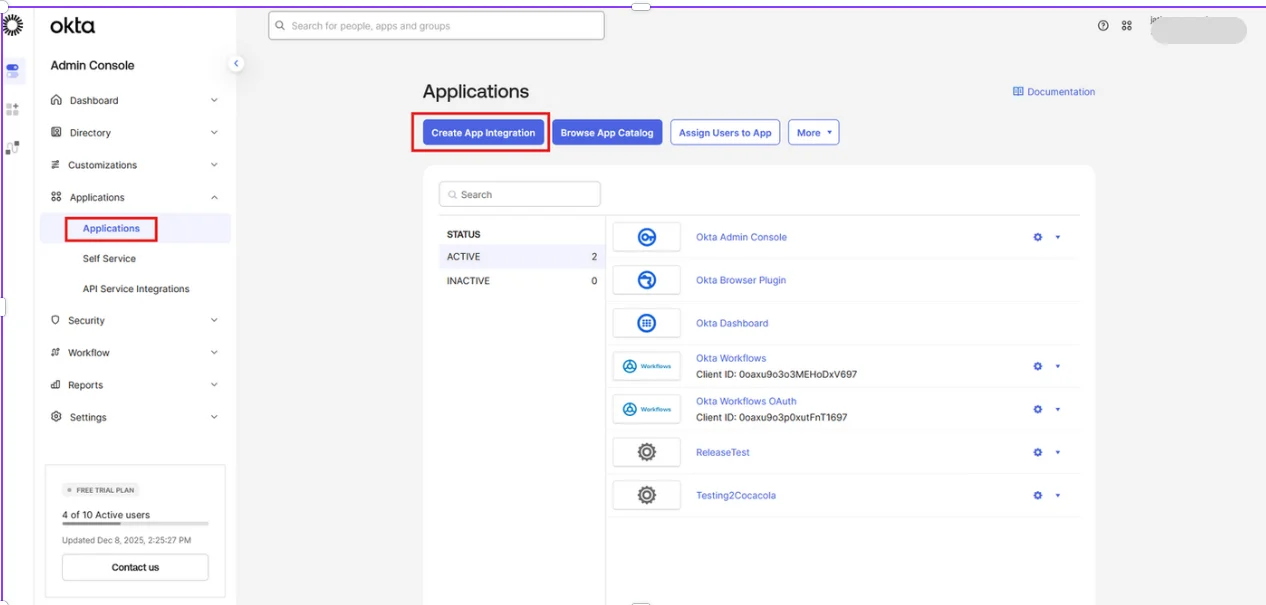 Okta Single Sign On SSO okta applications