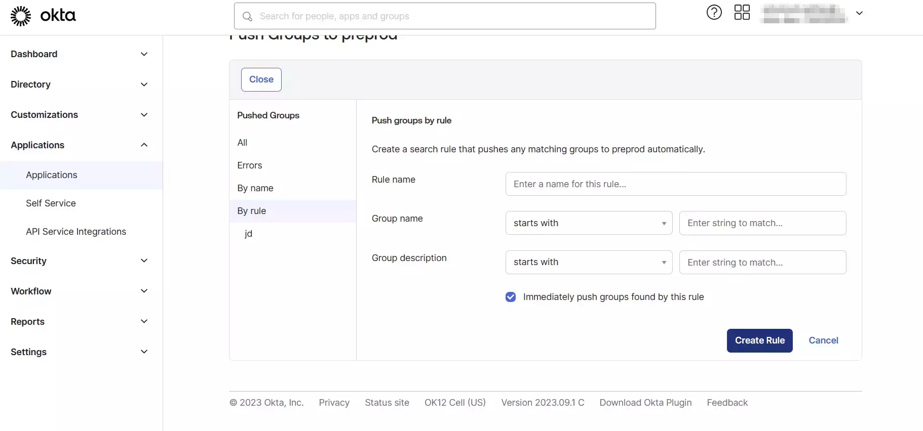 Provisioning with Okta