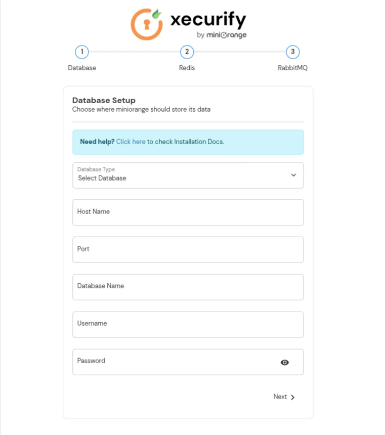On-Premise IDP Server Setup Wizard