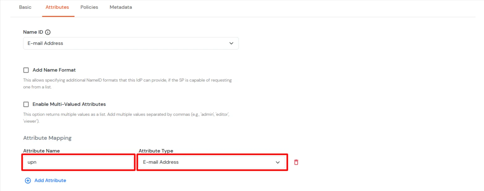 Outlook Web Access OWA Single Sign-On (SSO) attribute mapping
