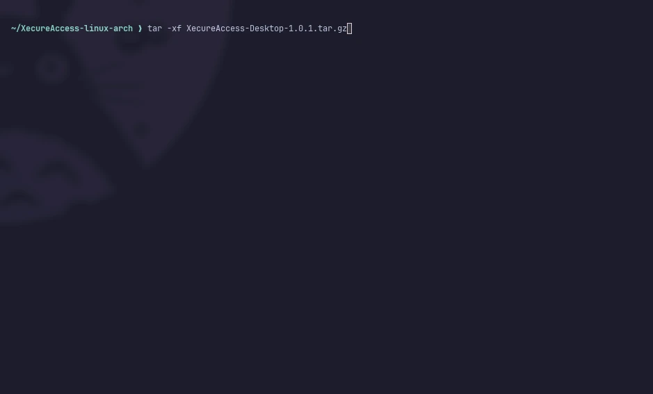 Privileged Access Management Admin Handbook: Open terminal in Extracted Folder