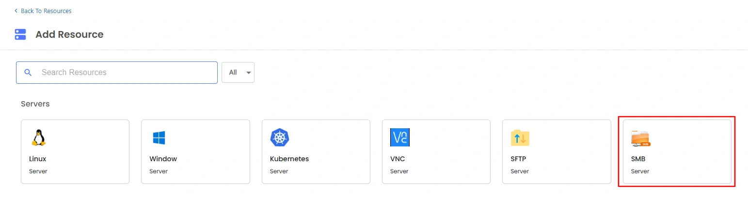 PAM Select SMB Server