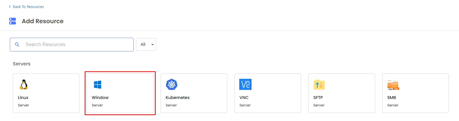 PAM Select Windows Server