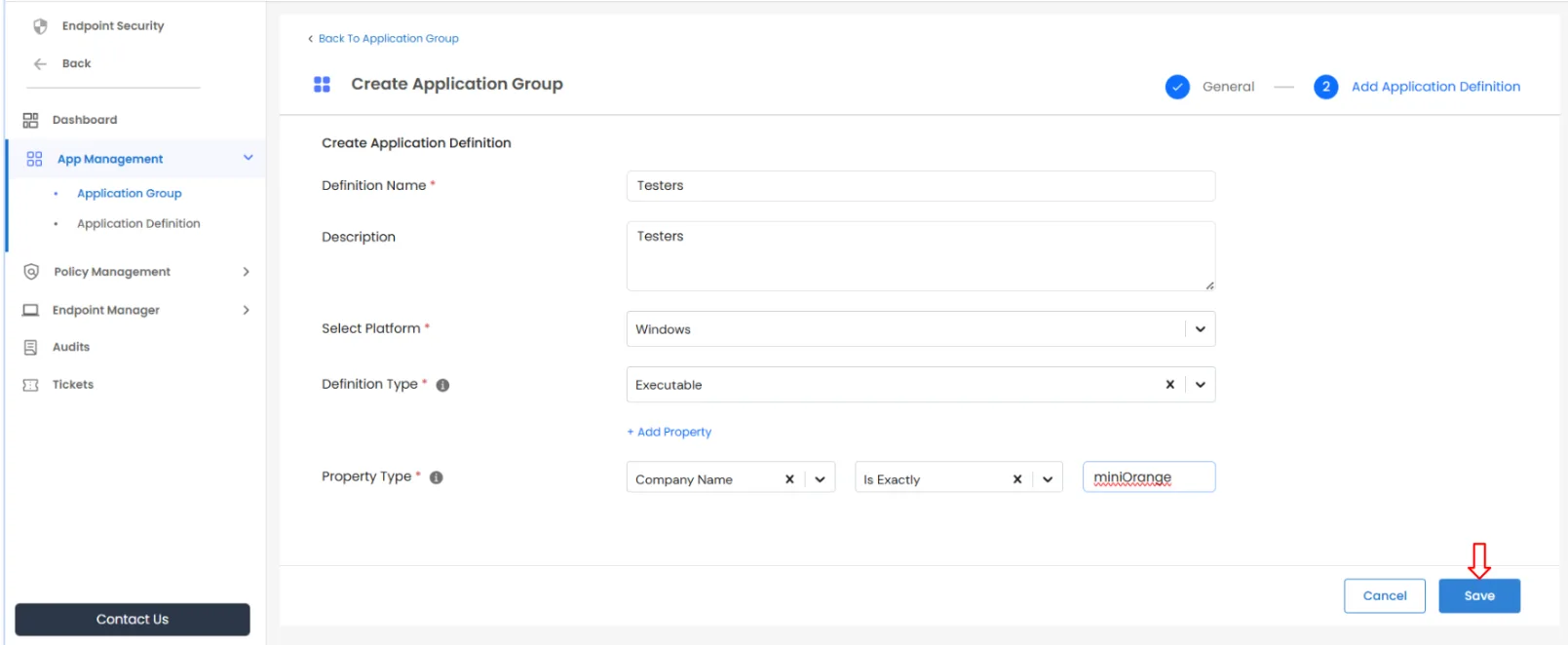 PAM Endpoint Add Manually