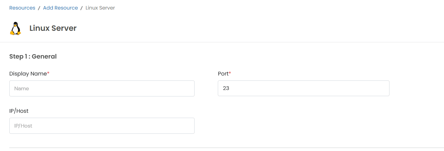  Add the general details in miniOrange PAM
