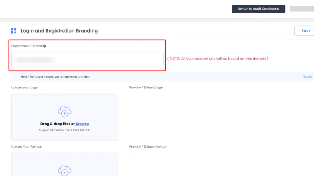 Oraganization Domain Setup in miniOrange PAM