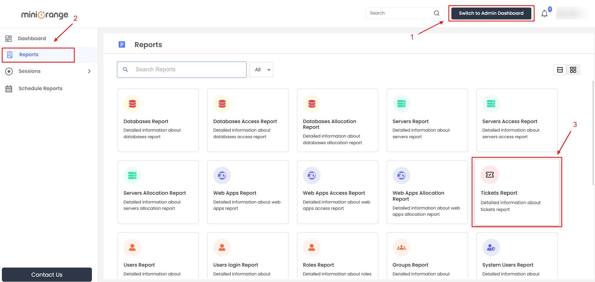 Create Tickets in miniOrange PAM