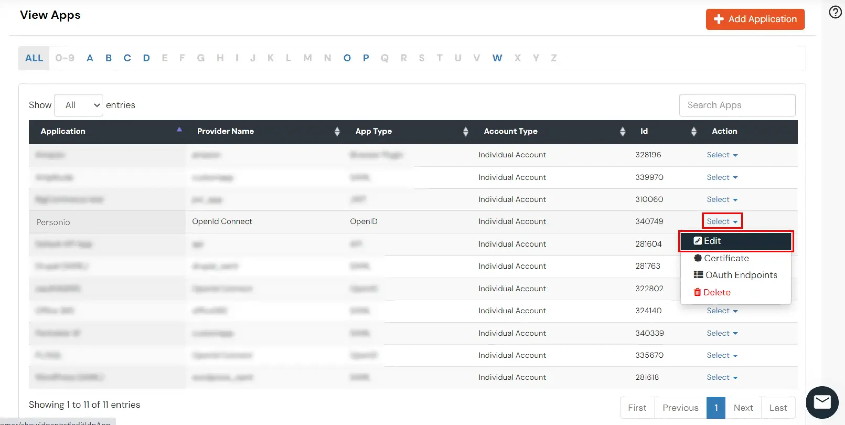 Single Sign-On (sso)for Personio edit application