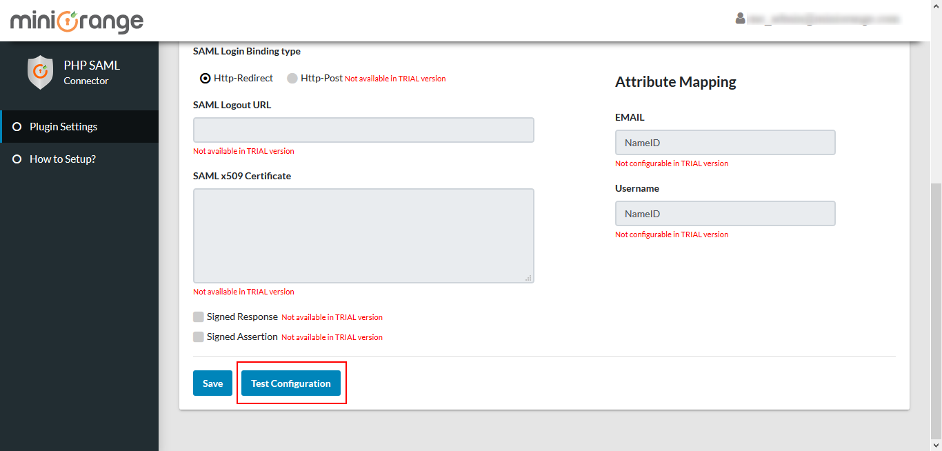 Two factor-authentication for osTicket | Support Ticketing System:setup_connector_3