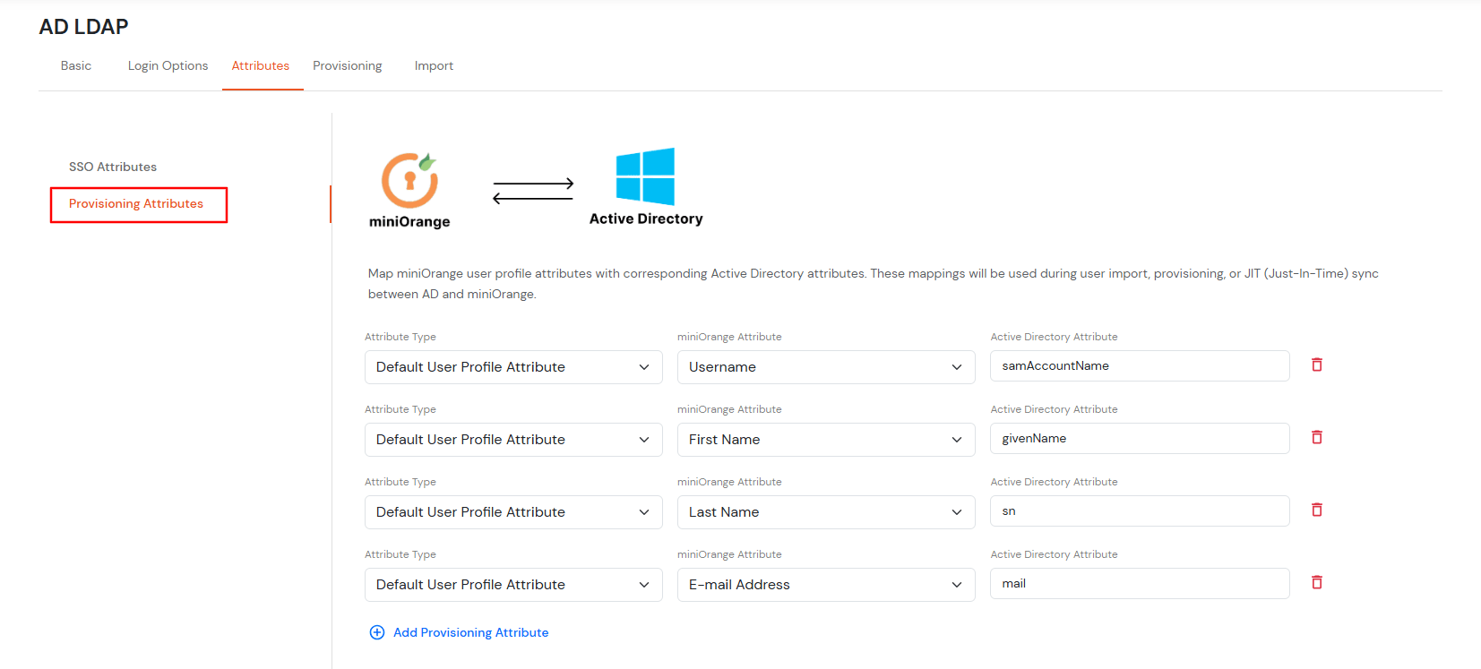 QlikView : Attributes Mapping from AD