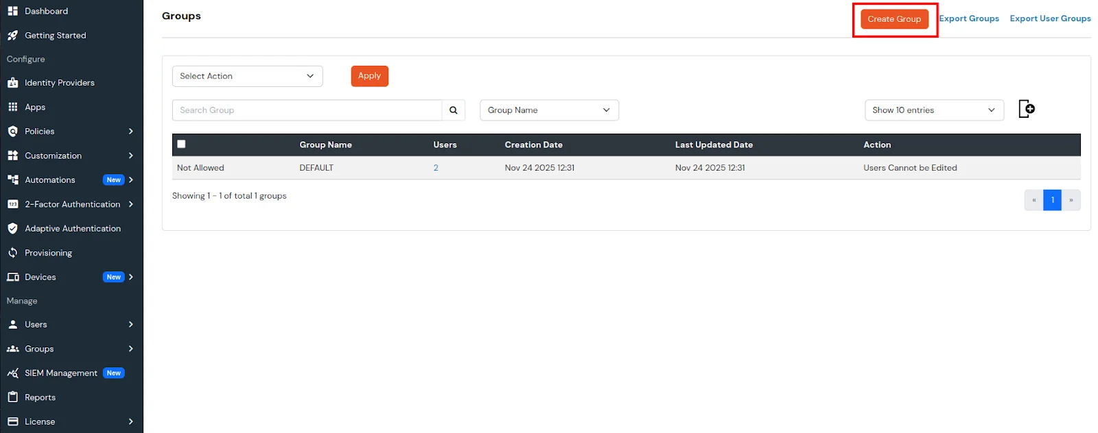 Google Apps Provisioning: Add Group