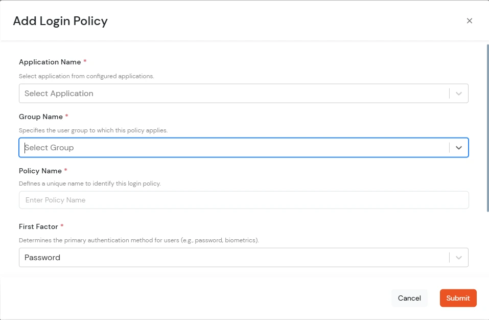 Slack Provisioning Add policy