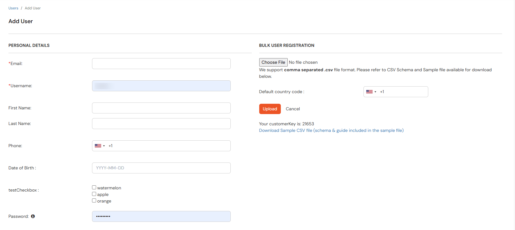 Enable SAP Successfactors Provisioning : Add User