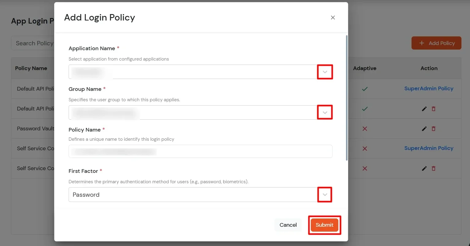 Adding App Authentication Policy for SCIM Provisioning