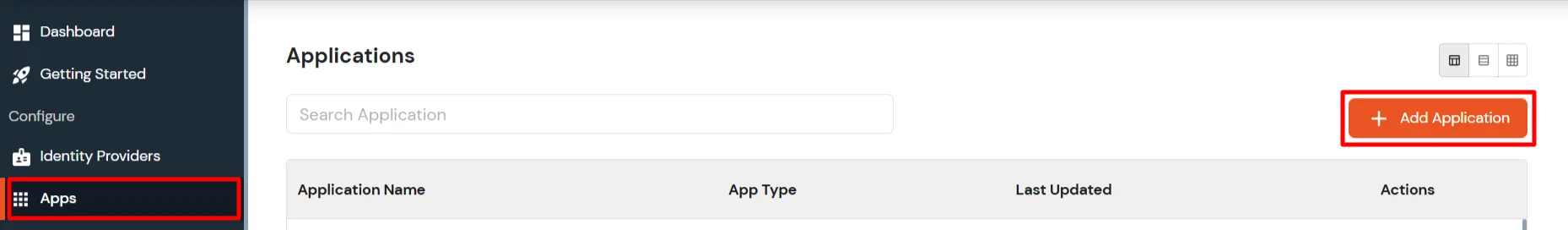 Github SCIM Provisioning : Log in to miniOrange dashboard and click Apps