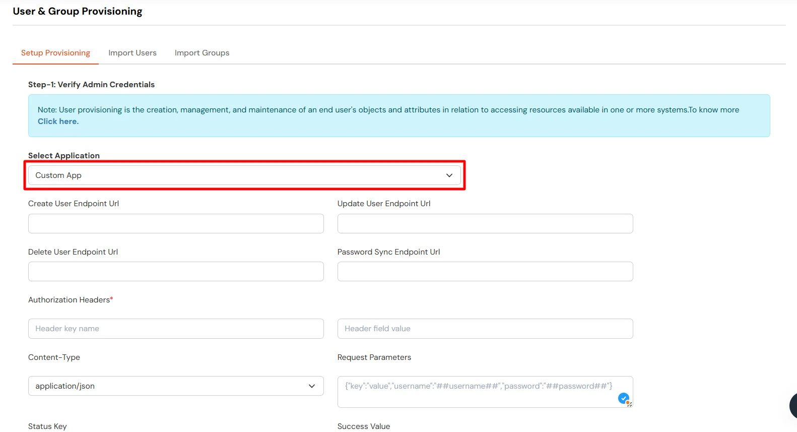 Configure SAP Successfactors Provisioning