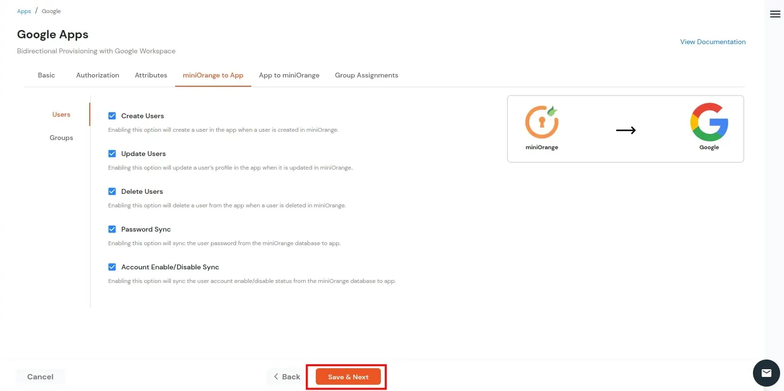 Google Apps Provisioning : Enable the provisioning features