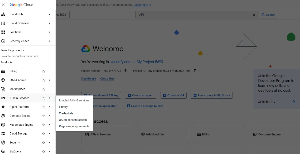 Google Apps Provisioning : google cloud Admin sdk api enable